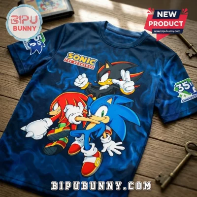 Sonic The Hedgehog 35th Anniversary Limited Edition T-Shirt