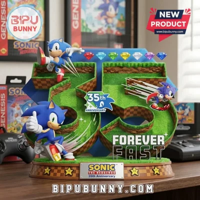 Sonic the Hedgehog 35th Anniversary Sculpted Diorama Plaque