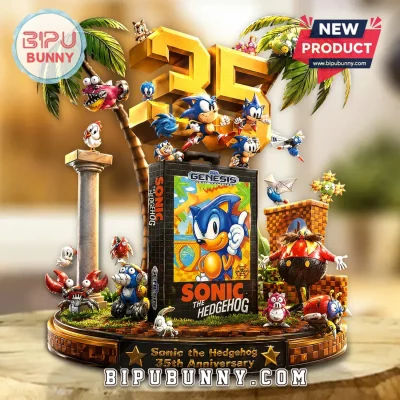 Sonic the Hedgehog 35th Anniversary Sculpted Diorama Statue