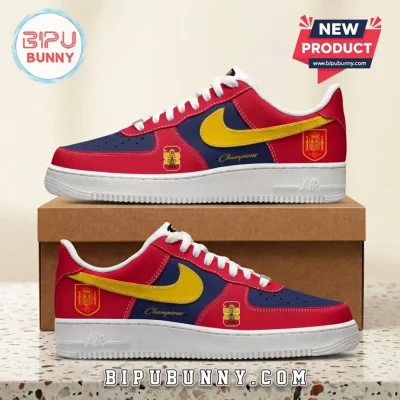Spain National Football Team 2026 Champions Air Force Sneakers