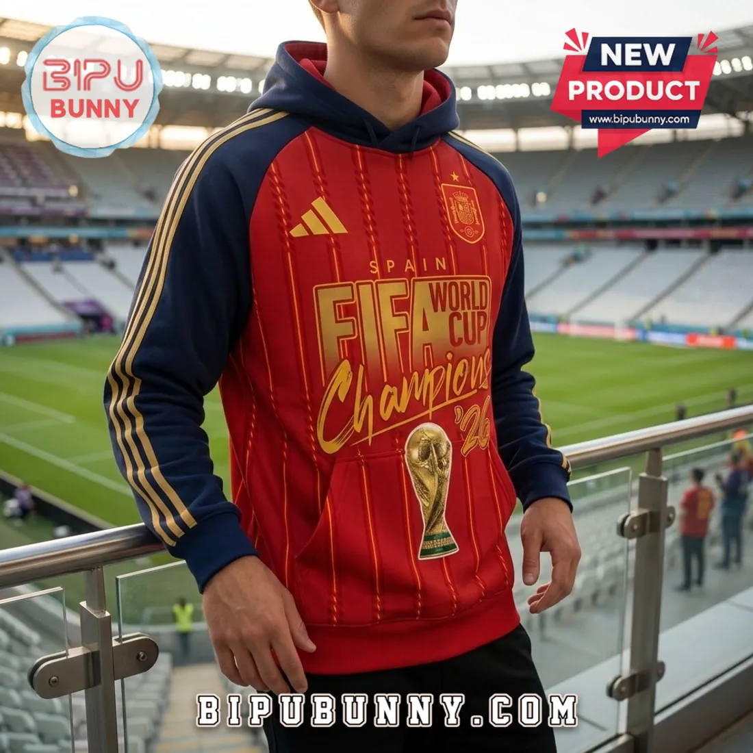 Spain National Football Team 2026 World Cup Champions Hoodie Spain National Football Team 2026 World Cup Champions Hoodie
