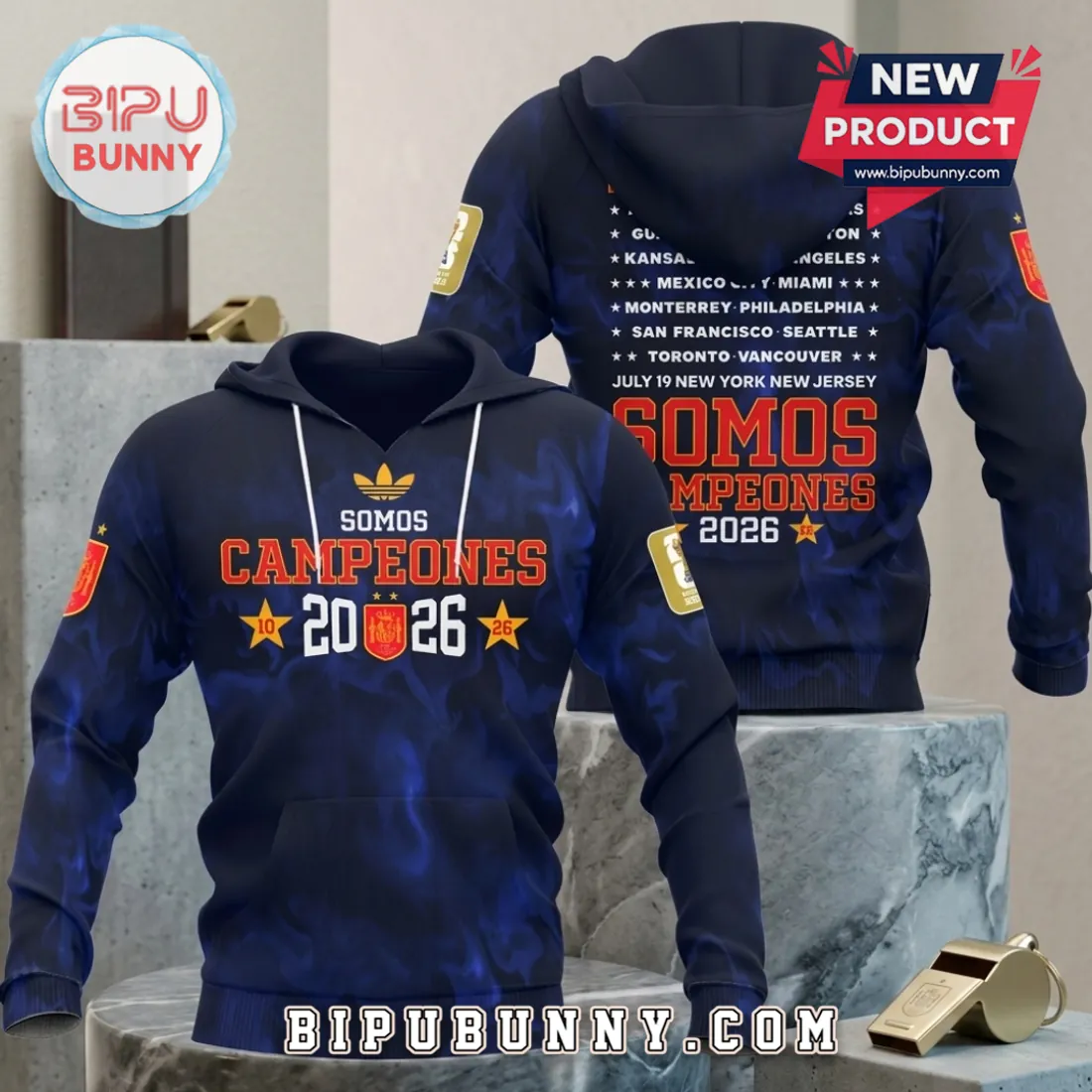 Spain National Team 2026 FIFA Champions Hoodie Spain National Team 2026 FIFA Champions Hoodie