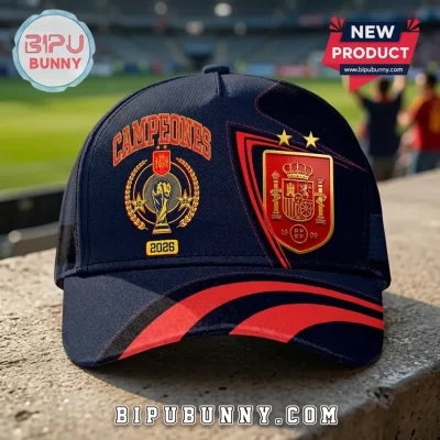 Spain National Team 2026 World Cup Champions Baseball Cap