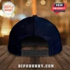 Spain National Team 2026 World Cup Champions baseball cap with dark navy fabric and an adjustable black snapback closure.