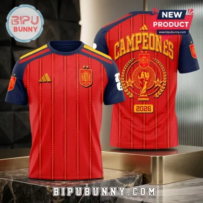 Spain National Team 2026 World Cup Champions Football Jersey Spain National Team 2026 World Cup Champions Football Jersey