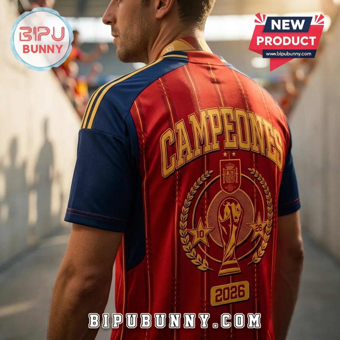 Spain National Team 2026 World Cup Champions Football Jersey Spain National Team 2026 World Cup Champions Football Jersey
