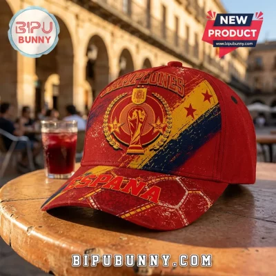 Spain National Team 2026 World Cup Champions Red Baseball Cap