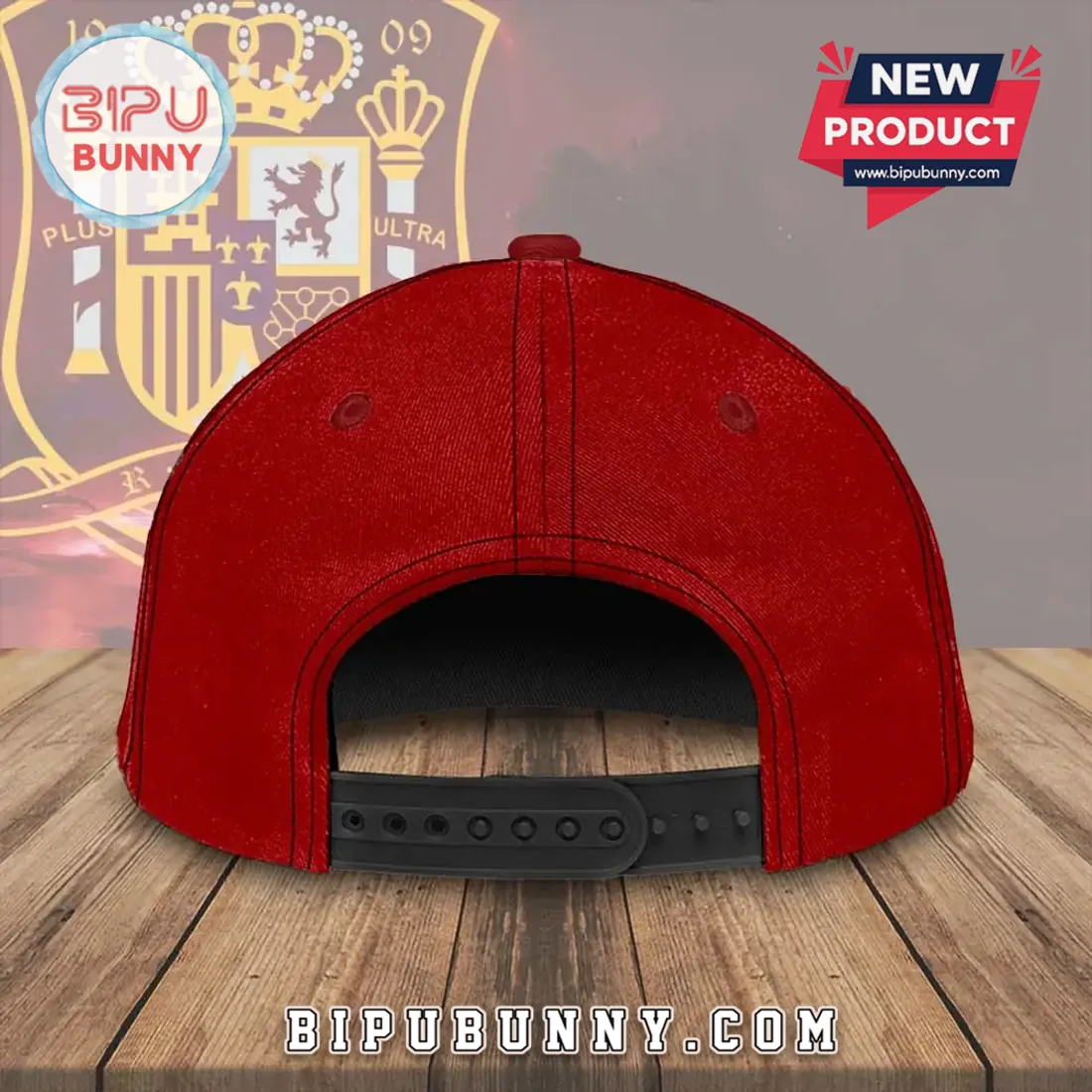 Spain National Team 2026 World Cup Champions Red Baseball Cap Spain National Team 2026 World Cup Champions Red Baseball Cap