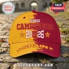 Spain National Team 2026 World Cup Champions red and yellow cap featuring Somos Campeones text and a central crest design.