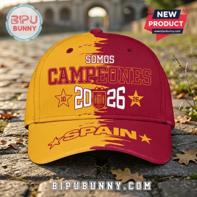 Spain National Team 2026 World Cup Champions Red Yellow Cap