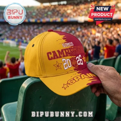 Spain National Team 2026 World Cup Champions Red Yellow Cap