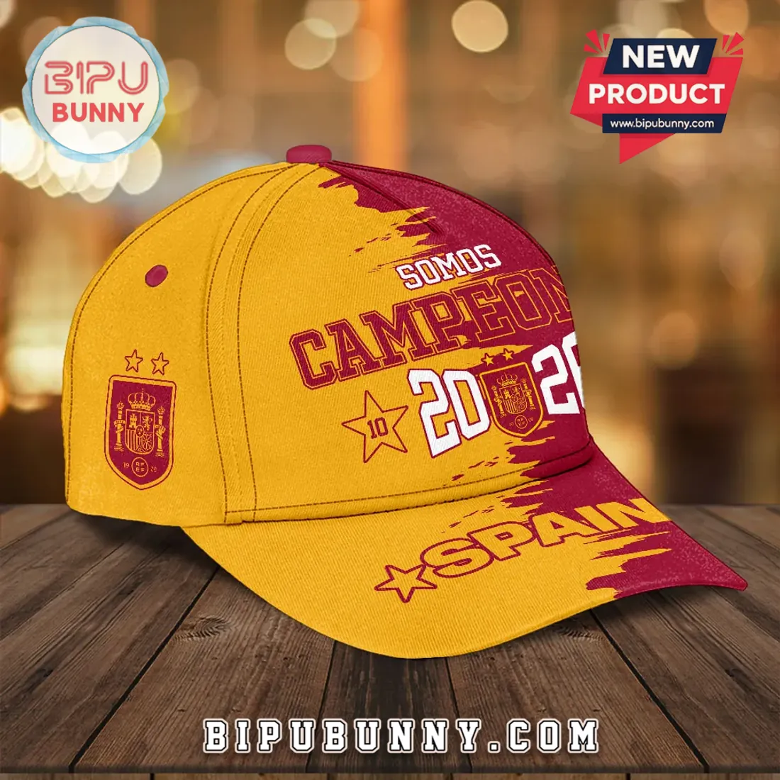 Spain National Team 2026 World Cup Champions Red Yellow Cap Spain National Team 2026 World Cup Champions Red Yellow Cap