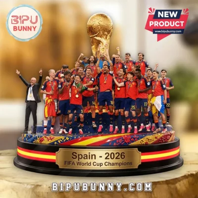 Spain National Team 2026 World Cup Champions Resin Plaque