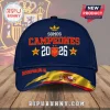Spain National Team 2026 World Cup Classic Cap in navy blue featuring yellow text and the Spanish flag on the brim.