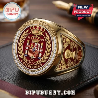 Spain National Team 2026 World Cup Gold Ring