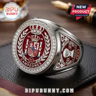 Spain National Team 2026 World Cup Silver Ring