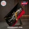 Spain National Team World Cup Champions house flag featuring the trophy, golden stars, and red and black background design.