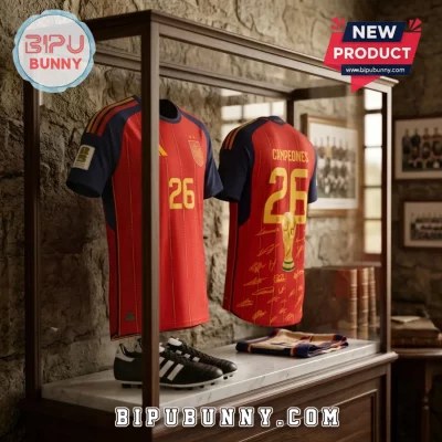 Spain World Cup Champions 2026 Signed Edition Football Jersey