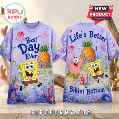 SpongeBob SquarePants Purple Bikini Bottom T-Shirt