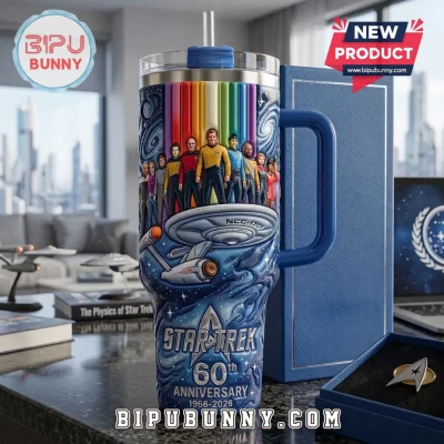 Star Trek 60th Anniversary Embossed 3D Tumbler
