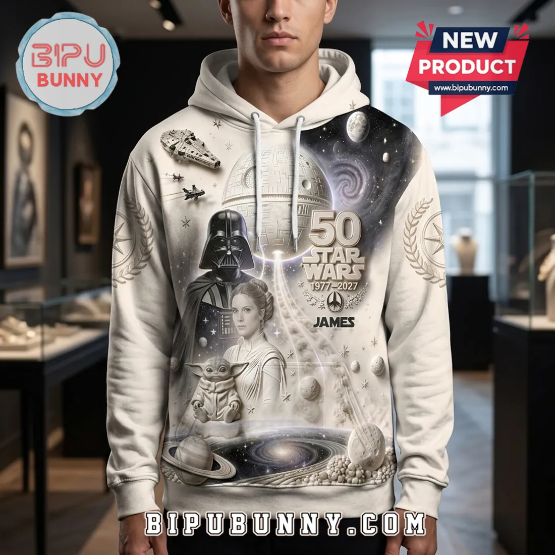 Star Wars 50th Anniversary Darth Vader Hoodie Star Wars 50th Anniversary Darth Vader Hoodie