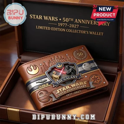Star Wars 50th Anniversary Embossed Leather Wallet