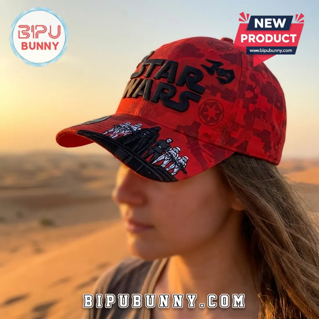 Star Wars Darth Vader Red Camo Embroidered Cap Star Wars Darth Vader Red Camo Embroidered Cap