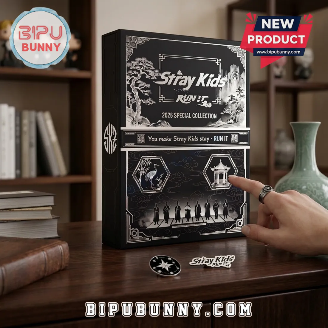 Stray Kids Run It 2026 Black Limited Edition Advent Calendar Stray Kids Run It 2026 Black Limited Edition Advent Calendar