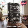 Stray Kids 2026 Special Collection black box set with four vinyl character figurines and two metal pins on wood desk.!