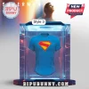 Superman Henry Cavill Premium Acrylic Plaque featuring a miniature blue superhero shirt inside a glowing display case.