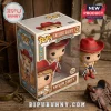 Taylor Swift Cowgirl Collection Funko Pop figure numbered 13 inside a display box with matching figurine on wood table.!