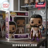 Funko Pop The Boys Oh Father vinyl figure 1487 standing next to its retail box on a wooden shelf.!
