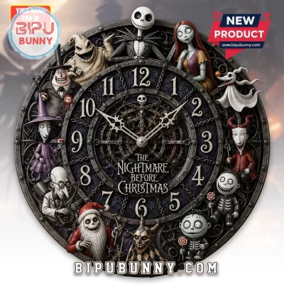 The Nightmare Before Christmas 2026 Wall Clock
