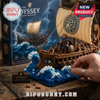 The Odyssey Ancient Greek Ship 1187 Piece Building Block Set The Odyssey Ancient Greek Ship 1187 Piece Building Block Set