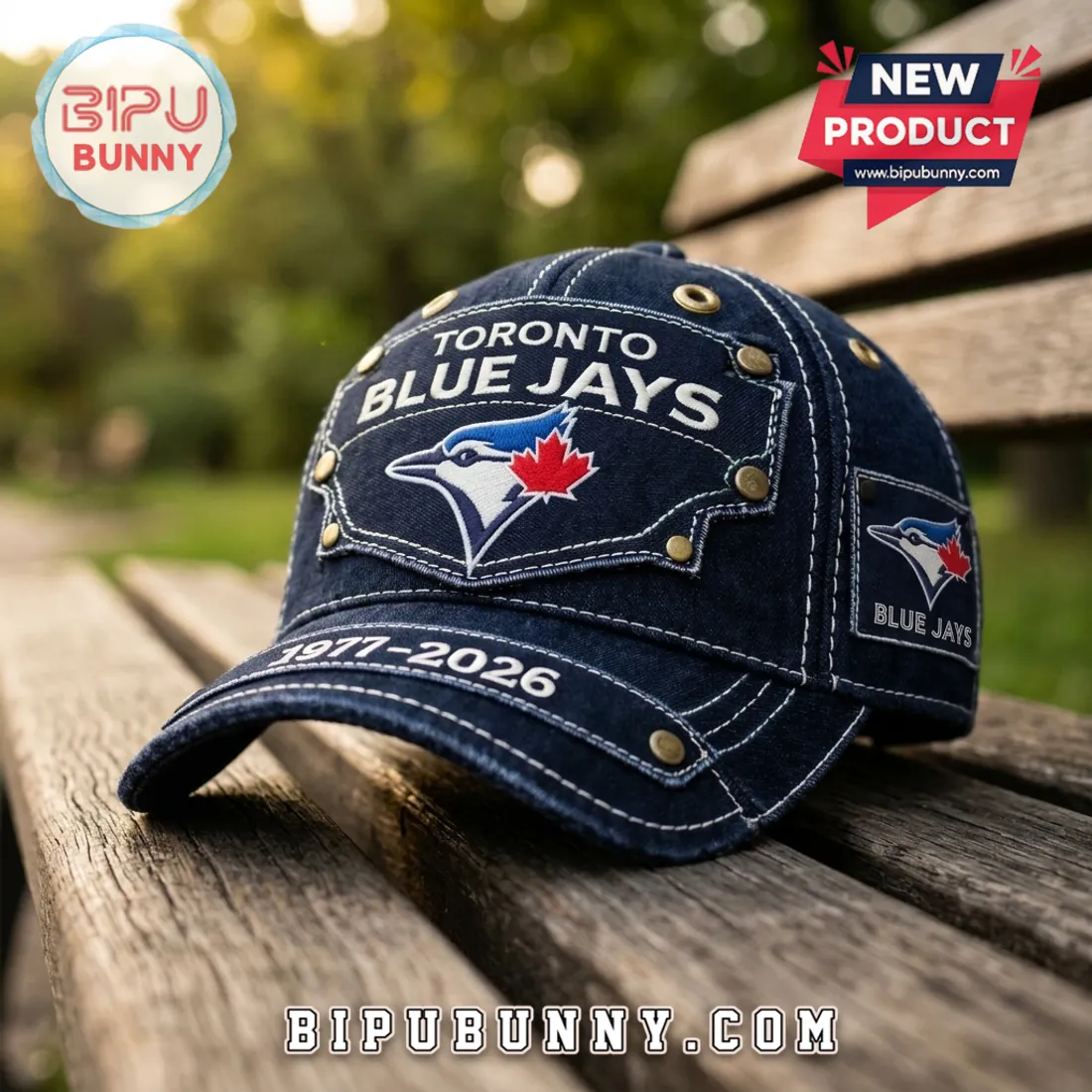 Toronto Blue Jays 1977-2026 Denim Baseball Cap Toronto Blue Jays 1977-2026 Denim Baseball Cap