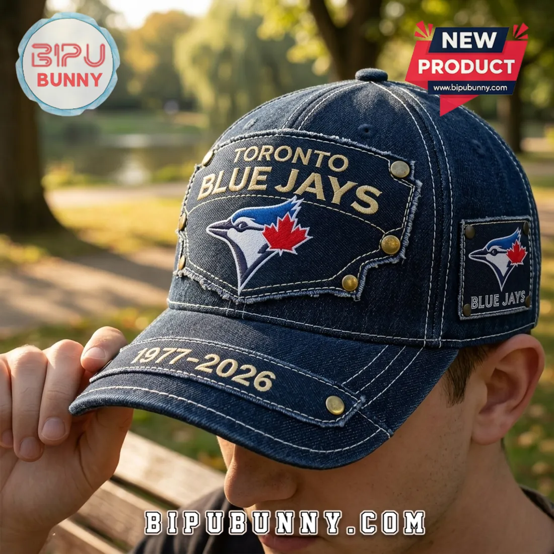 Toronto Blue Jays 1977-2026 Denim Baseball Cap Toronto Blue Jays 1977-2026 Denim Baseball Cap
