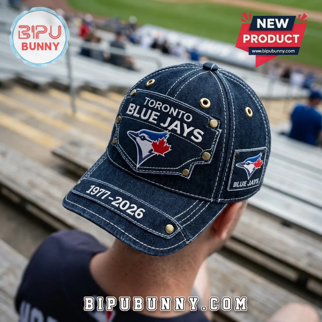 Toronto Blue Jays 1977-2026 Denim Baseball Cap Toronto Blue Jays 1977-2026 Denim Baseball Cap