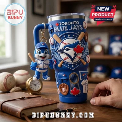 Toronto Blue Jays Embossed Mascot Handle Tumbler