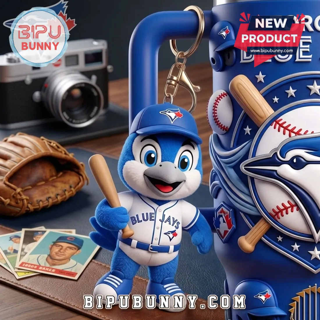 Toronto Blue Jays Embossed Mascot Handle Tumbler Toronto Blue Jays Embossed Mascot Handle Tumbler