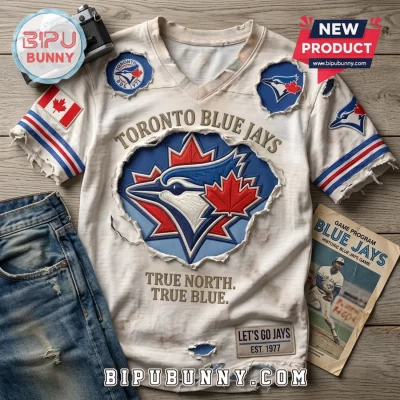 Toronto Blue Jays Ripped Effect Distressed T-Shirt
