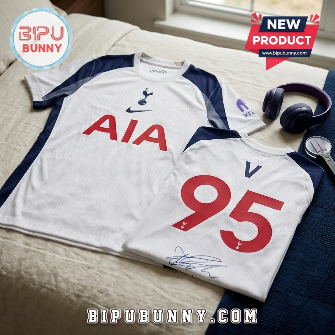 Tottenham Hotspur x BTS Limited Edition 2026 Soccer Jersey Tottenham Hotspur x BTS Limited Edition 2026 Soccer Jersey