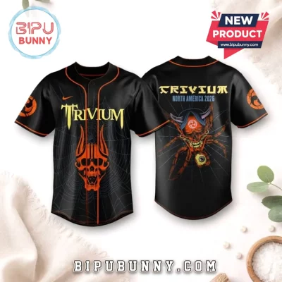 Trivium North America 2026 Skull Baseball Jersey