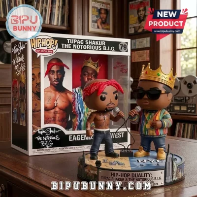 Tupac Shakur x The Notorious B.I.G. Vinyl Hip-Hop Duality Figure