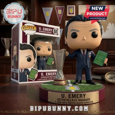 Unai Emery Aston Villa FC 3D Sculpted Manager Figure