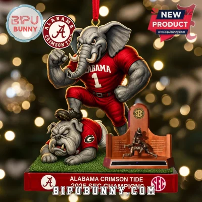University of Alabama 2025 SEC Champions Christmas Ornament