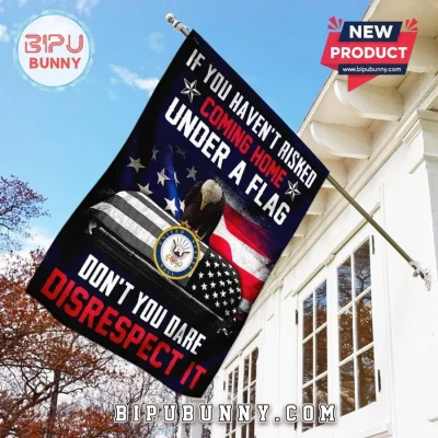 US Navy American Flag Eagle Garden Flag