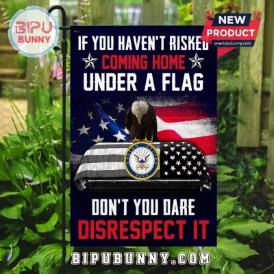 US Navy American Flag Eagle Garden Flag