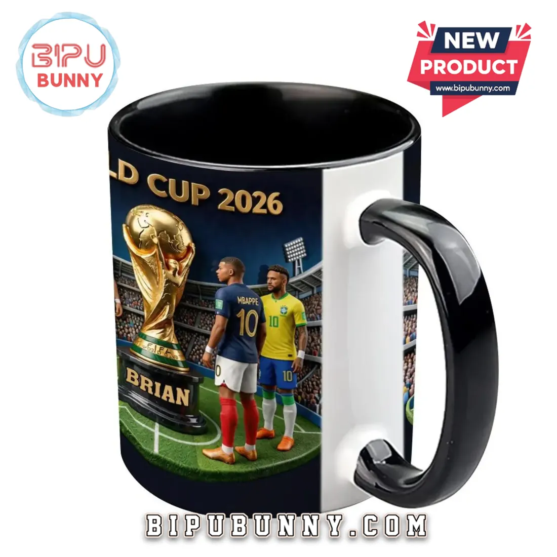 World Cup 2026 Brian Custom 3D Soccer Ceramic Mug World Cup 2026 Brian Custom 3D Soccer Ceramic Mug