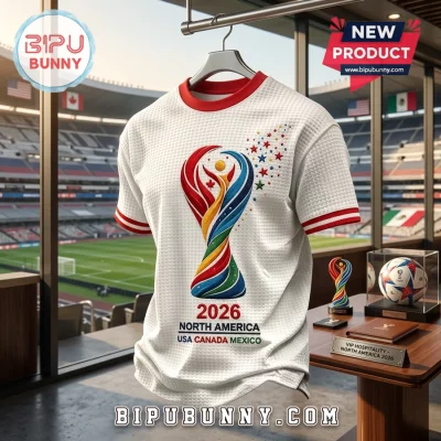 World Cup USA Canada Mexico White T-Shirt
