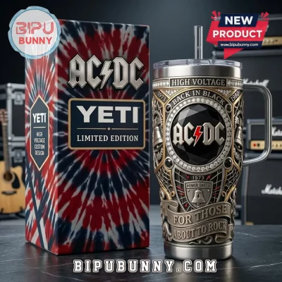 AC/DC Embossed 40oz Stanley Tumbler